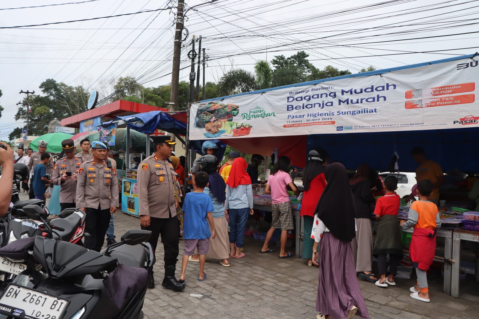 Jelang Buka Puasa, Kapolres Bangka Pimpin Patroli Ramadan di Dua Desa Kecamatan Pemali