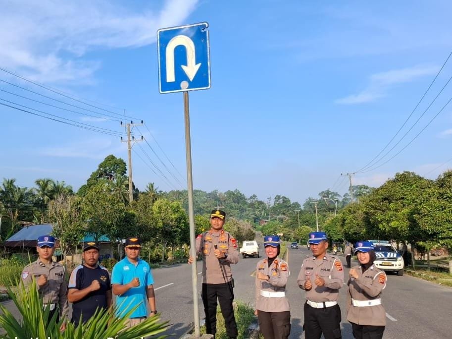 Cegah Lakalantas Berulang, Tikungan Maut Kranggan Dipasang Rambu